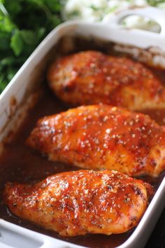 30 Minute Sriracha Baked Chicken Breasts | Dashing Dish Chicken Broccoli Skillet, Honey Siracha, Broccoli Skillet, Sriracha Recipes, Baked Chicken Breasts, Sriracha Chicken, Chicken Breast Recipes Baked, Easy Chicken Breast, Baked Chicken Breast