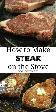 how to make steak on the stove