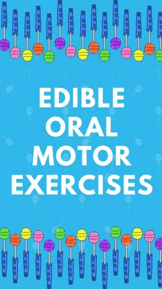 Oral Motor Activities For Toddlers, Myofunctional Therapy Exercises, Oral Motor Exercises Speech Therapy, Orofacial Myofunctional Therapy, Myofunctional Therapy, Exercises For Kids, Early Intervention Speech Therapy