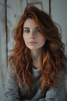 19 Natural Wavy Haircuts that Celebrate Your Curves Fall Wavy Haircuts, Haircut For Wavy Hair Girl, Wavy Red Hair Natural, Naturally Wavy Red Hair, Natural Wavy Haircuts, Wavy Hair Women, Take Care Of Wavy Hair, Long Wavy Auburn Hair, Thick Wavy Haircuts