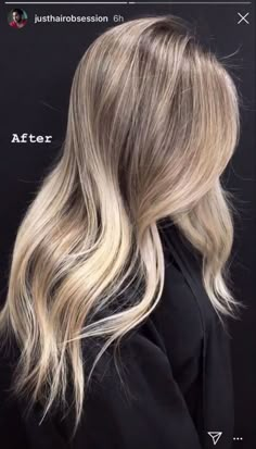 Blonde Long Hair, Dark Ombre Hair, Balayage Hair Blonde, Blonde Hair Looks, Blonde Hair With Highlights, Brown Blonde Hair, Long Blonde, Hair Color Balayage