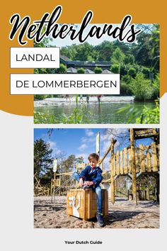 the cover of a travel guide for neffenland's landal de lommeburgen