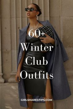 50+ Amazing Winter Outfit Ideas that You have to see. Winter outfits | Winter Outfits Ideas | Cute winter outfits #winter #winteroutfits #cuteoutfits Winter Nightlife Outfits, Cold Night Out Outfit Club, New Year’s Eve Outfit Cold Weather, Cocktail Winter Outfit, Winter Clubbing Outfit Cold Weather, Dressy Dinner Outfit Winter, Winter Evening Outfits Classy, Nyc Club Outfit Night Out Winter, Winter Night Club Outfits