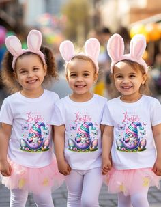 Embrace the joys of Spring and celebrate Easter in style with our Cute Happy Easter T-shirts! Every shirt is infused with the spirit of egg hunting and designed with love, making them the perfect addition to your festive wear. 👚 Available in a variety of comfortable materials: - Smooth and soft DTF transfer details for a touch of shine - High-quality Bella Canvas Tees for ultimate comfort - Cozy Gildan Sweatshirts perfect for chilly mornings - Lightweight Gildan Soft Style Tees for a breathable Cute Short Sleeve Easter T-shirt, Playful Short Sleeve T-shirt As Gift, Playful Easter Short Sleeve T-shirt, Cute Crew Neck Easter Tops, Fun Cotton Tops For Easter, Cute Easter Crew Neck T-shirt, Cute Easter T-shirt With Crew Neck, Cute Easter Tops With Graphic Print, Easter Pink Cotton T-shirt