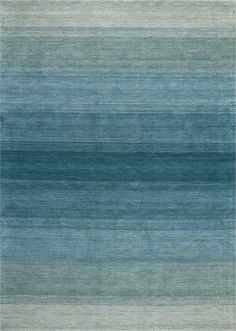 Calvin Klein Linear Glow GLO01 Aqua Area Rug  Blue Nourison Rugs, Aqua Area Rug, Carpet Stairs, Floor Covering, Brown Area Rugs, Indoor Outdoor Area Rugs, Contemporary Rugs, Hand Dyed Yarn, Hand Loom