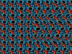 an image of a blue and red pattern