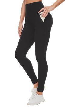 PRICES MAY VARY. ✓BASIC BLACK LEGGING : Keep your off-duty style cool but comfortable and indulge in a pair of ultra-soft leggings. Featuring an elasticated fit and curve hugging shape, these simple leggings are completely staple. ✓HIGH WAIST TUMMY CONTROL : A full-length legging with tummy control these pants give you a slim figure while staying in place better when running, jumping or exercising. ✓SOFT FABRIC: You will love our leggings once you put them on and experience a perfect combination Comfort Stretch Workout Leggings With Comfort Waistband, Stretch Elastane Leggings For Jogging, Comfortable Yoga Pants With Ribbed Waistband For Workout, Casual Leggings With Comfort Waistband For Pilates, Comfortable Black Bottoms For Pilates, Black Comfort Stretch Sporty Yoga Pants, Comfortable Fitted Black Yoga Pants, Black Comfortable Yoga Pants, Comfortable Black Elastane Activewear