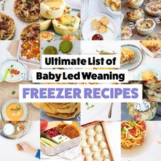 the ultimate list of baby led weaning freezer recipes