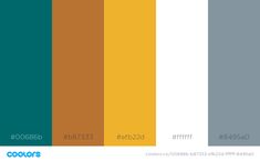 the color scheme for an orange, yellow and green palette is shown in three different shades