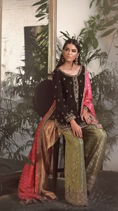 Sufi Night, Pakistani Wedding Outfits, Pakistani Fancy Dresses, Pakistani Fashion Party Wear, Salwar Kamiz