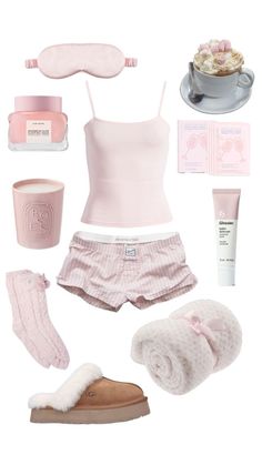 pink pjs, outfit idea, pink outfit, Outfit Inspo Casual, Cute Comfy Outfits, Simple Trendy Outfits, Adriana Lima