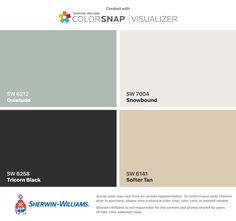 the color scheme for sherylin - williams's colorsnap visualizer