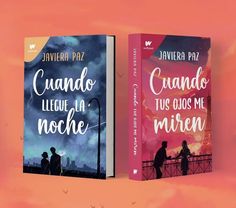 two book covers for the novel crudo lice la noche and cuado tus queso me mirren