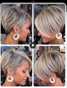 Balayage Short, Haircut Short, Pixie Haircut For Thick Hair, Short Hair Trends, Growing Out Short Hair Styles, Messy Short Hair, Caramel Highlights, Bangs Short, Trendy Short Haircuts