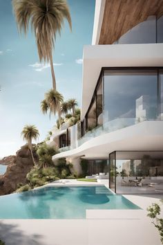 Beautiful designed house in the mountains Beach Mansion, Contemporary Mediterranean, Mansion Exterior, Forest House, Luxury Holidays