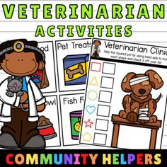 the veterinaian activities are great for children to learn