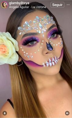 Halloween Makeup Diy Easy, Sugar Skull Makeup