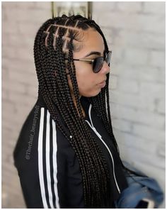 Medium Length Braids, Medium Knotless Braids, Hairstylist Instagram, Medium Knotless, Braids Easy, Trendy We Fryzurach, Colored Box Braids, Medium Hair Braids, Knotless Box Braids