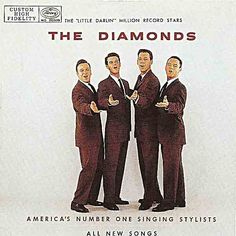 the diamonds album cover with four men in suits