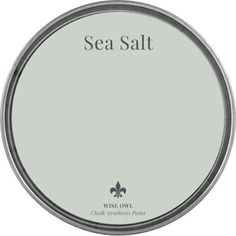 sea salt paint in a tin