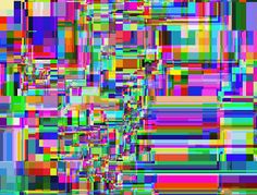 an abstract image with multiple colors and lines