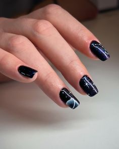 40+ Dreamy Galaxy Nails Ideas For Your Next Manicure - Nail Designs Daily Blue Galaxy Nails, Purple Galaxy Nails, Nail Art Dark, Nails Galaxy, Black And Purple Nails, Sun Nails, Dark Purple Nails