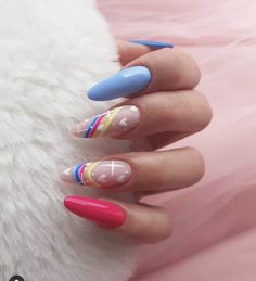 Pieces Nails, Nails For 2023, Nail Long, Summer Nails 2023, 2023 Nail, Unghie Nail Art, Nails Arts, Gel Nail Art Designs, Amazing Nails