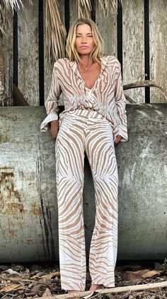 Beach Hairstyles, Looks Chic, Style Mistakes, Primavera Estate, Zebra Print, Look Fashion, Chic Outfits, Casual Chic, Boho Fashion