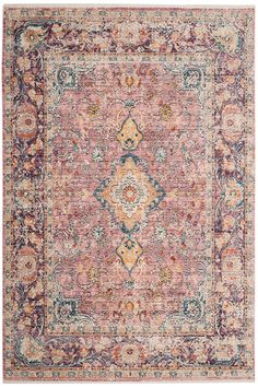 Safavieh Illusion 700 Rugs | Rugs Direct Quaint House, French Rug, Vintage Rug Living Room, Rugs Direct, Bedroom Stuff, Purple Area Rug, Big Rugs, Rug Size Guide, Purple Area Rugs