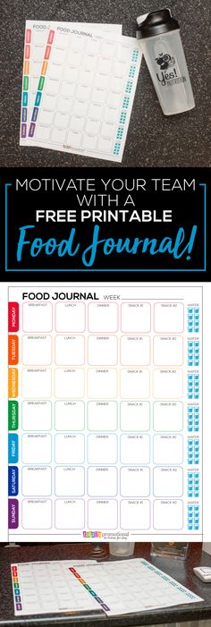 Running out of ideas to inspire your fitness team or group? Our free printable food journal might be the kick in the pants they need! Check out this #foodjournal template and more ways to motivate your team (plus a free smoothie recipe)! Food Journal Template, Fitness Journal Printable, Free Smoothie Recipes, Printable Food, Healthy Mom, Journal Printable, Journal Template, Food Journal, Group Fitness