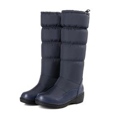 Water-proof Antiskid Knee High Snow Boots Wedge Heels Shoes for Woman 2472 Womens Snow Boots, Warm Winter Boots, Waterproof Snow Boots, Trendy Winter, Warm Boots, Shoes Heels Wedges, Snow Boots Women, Designer Boots, Winter Shoes