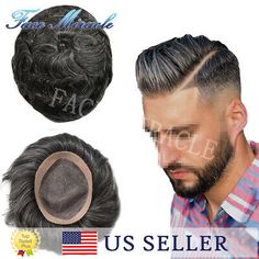 ad eBay - Mono Center Toupee for Men NPU Adround Hair Piece Human Hair Mens Toupee Hair - Buy Now, click the link (eBay) Hair Piece For Men, Men Hair Piece, Clip In Hair Extensions Men, Men’s Hair Pieces, Hair Patches For Men, Color Black Hair, Natural Wave Hair, Mens Toupee, Hair Color Black