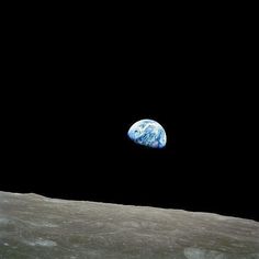 the earth as seen from the moon