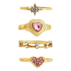 The Jessica Simpson Ring Set is designed to elevate your everyday style. Crafted with precision and adding a touch of sophistication to any outfit. These rings offers both style and peace of mind. Whether it's a birthday, Christmas, Mother's Day, Valentine's Day, an anniversary, or any other gift-giving occasion, these Jessica Simpson rings are a thoughtful and timeless present. Size: one size.  Color: Gold.  Gender: female.  Age Group: adult. Body Decor, Blackpink Wallpaper, Jewelry Tattoo, December 2024, Jewelry Lookbook, Cute Rings, Christmas Stuff, Girly Jewelry