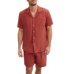 Elevate your summer wardrobe with the WhizMax Men's 2-Piece Summer Beach Outfit. This set includes a short-sleeve button-down shirt and matching drawstring shorts, perfect for a relaxed yet stylish look.

- Material: Soft, skin-friendly fabric for optimal comfort
- Shirt Features: Cuban collar, short sleeves, single chest pocket
- Shorts Features: Elastic waist with drawstring, two side pockets
- Color: Solid, classic hue for versatile styling
- Gender: Male
- Age Group: Adult

Designed with a t Summer Shirts Men, Outfit Short, Tropical Vacations, Guayabera Shirt, Men Casual Summer, Henley Shirt Men, Laced Up Shirt, Summer Beach Outfit, Pocket Shorts