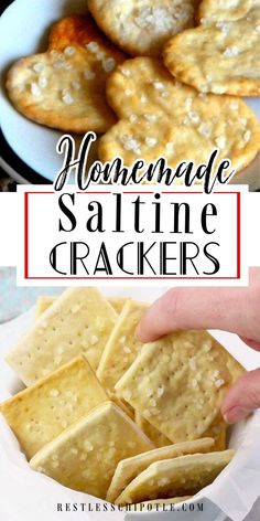 #Saltine_Cracker_Recipe #Saltine_Crackers_Recipe #Homemade_Saltine_Crackers #Saltine_Cracker_Recipes Saltine Cracker Recipe, Saltine Crackers Recipe, Homemade Saltine Crackers, Saltine Cracker Recipes, Easy Homemade Crackers, Snacks Homemade, Double Recipe, Homemade Crackers Recipe, Today Recipes