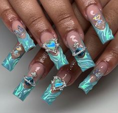 Nails Yellow, Blue Acrylic Nails, Drip Nails, Her Nails, Dope Nail Designs, Long Acrylic Nails Coffin, Corpus Christi Tx