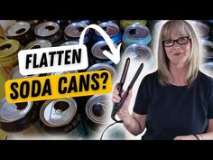 Can You Flatten Cans With A Flat Iron Hair Straightener?? Viewer Question Answered - YouTube Soda Tab, Flat Iron Hair, Soda Tabs, Hair Straighteners Flat Irons, Iron Hair, Hair Straightening Iron, Flat Iron Hair Styles, Soda Can, Flat Iron