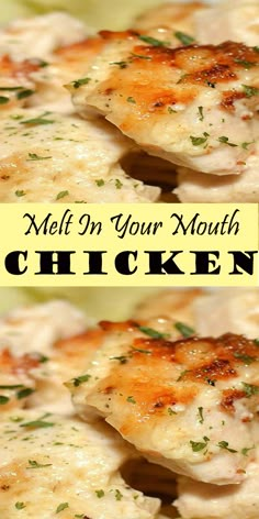 Chicken Slovaki Recipe, Chicken Melt, Your Mouth, Melt In Your Mouth Chicken, Mouth Chicken, Can Chicken Recipes, Bake Chicken, Paleo Chicken Recipes, Chicken Bake