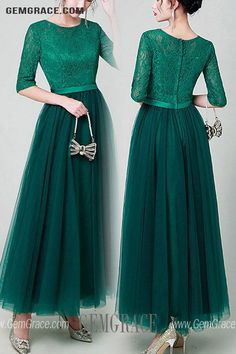 10% off now|Free shipping world-wide. Modest Green Aline Tulle Ankle Length Party Dress For Guests at GemGrace. Click to learn our pro custom-made service for wedding dress, formal dress. View #BridalPartyDresses for more ideas. Green Tulle Evening Dress For Formal Occasions, Green Tulle Bridesmaid Evening Dress, Green Tulle Evening Dress For Wedding, Formal Green Tulle Evening Dress, Green Tulle Floor-length Evening Dress, Formal Holiday Green Maxi Dress, Green Tulle Dress For Prom Season, Green Tulle Evening Dress, Party Dark Green Maxi Dress