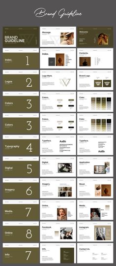 Brand Guideline Google Slide template Business Logo Fonts, Font Psychology, Unique Brochure Design, Unique Brochures, Simple Presentation, Business Fonts, Slides Design, Branding Process