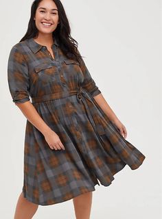 Great shopping ideas for Womens Torrid Shirt Dress - Outlander Tartan Size 00 10 Medium NWT, Stunning Womens Dresses Outlander Tartan, Skater Girl Dress, The Outlander, Lace Sleeve Top, Challis Fabric, Tartan Dress, Tee Shirt Dress, Torrid Dresses, 70 Dress