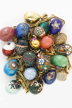 Russian Easter Eggs, Russian Easter, Egg Jewelry, Gold Egg, Miniature Easter, Russian Jewelry, Faberge Jewelry, Faberge Egg, Vintage Fine Jewelry