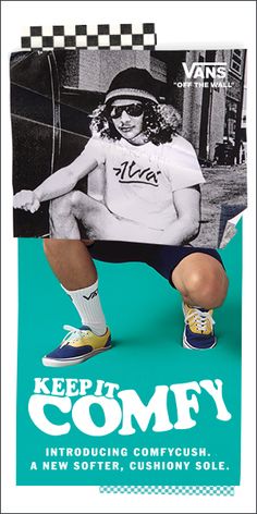 a poster with an image of a man kneeling down on the ground and holding a tennis racquet