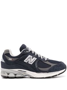 navy blue ash grey calf suede mesh panelling logo patch to the side front lace-up fastening round toe signature ABZORB® midsole signature N-ergy outsole New Balance Navy Blue, Navy Blue New Balance, Blue Shoes Women, New Balance 2002r, Blue Ash, Navy Blue Shoes, Grey Trainers, Shoe Inspo, Girly Shoes