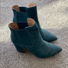 Not Worn Few Times. Beautiful Teal Color! Chic Blue Boots For Fall, Elegant Blue Spring Boots, Teal Cowgirl Boots, Womens Cowboy Boots Teal, Kristin Cavallari, Teal Color, Teal Colors, Shoes Heels Boots, Shoes Women Heels