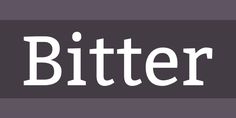 the word bitter written in white on a black background