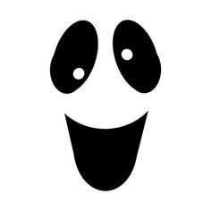 a black and white image of a smiling face with two eyes on the bottom half of it