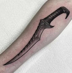 22 Best Skyrim Tattoos and Ideas - NSF - Magazine Brotherhood Tattoo, Tattoos 2022, Blade Tattoo