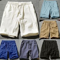 Season:Summer; Fabric:100% Cotton; Gender:Men's; Style:Casual,Fashion,Streetwear; Occasion:Daily,Going out,Outdoor; Fit Type:Regular Fit; Function:Comfort; Waistline:Mid Waist; Pattern:Plain; Design:Elastic Waist,Pocket,Drawstring; Brand:OUKU; Pants Type:Shorts,Beach Shorts,Summer Shorts; Fly Type:Drawstring,Elasticity; Front page:FF; Listing Date:01/09/2023; Production mode:External procurement; Hips:; Length:; Waist:; Fit US Size:null; Fit UK Size:null; Fit EU Size:null Men’s Shorts, Mens Linen Shorts, Going Out Fashion, Streetwear Mode, Mens Shorts Summer, Mens Linen, Sharp Dressed Man, Blue Khakis, Summer Pants